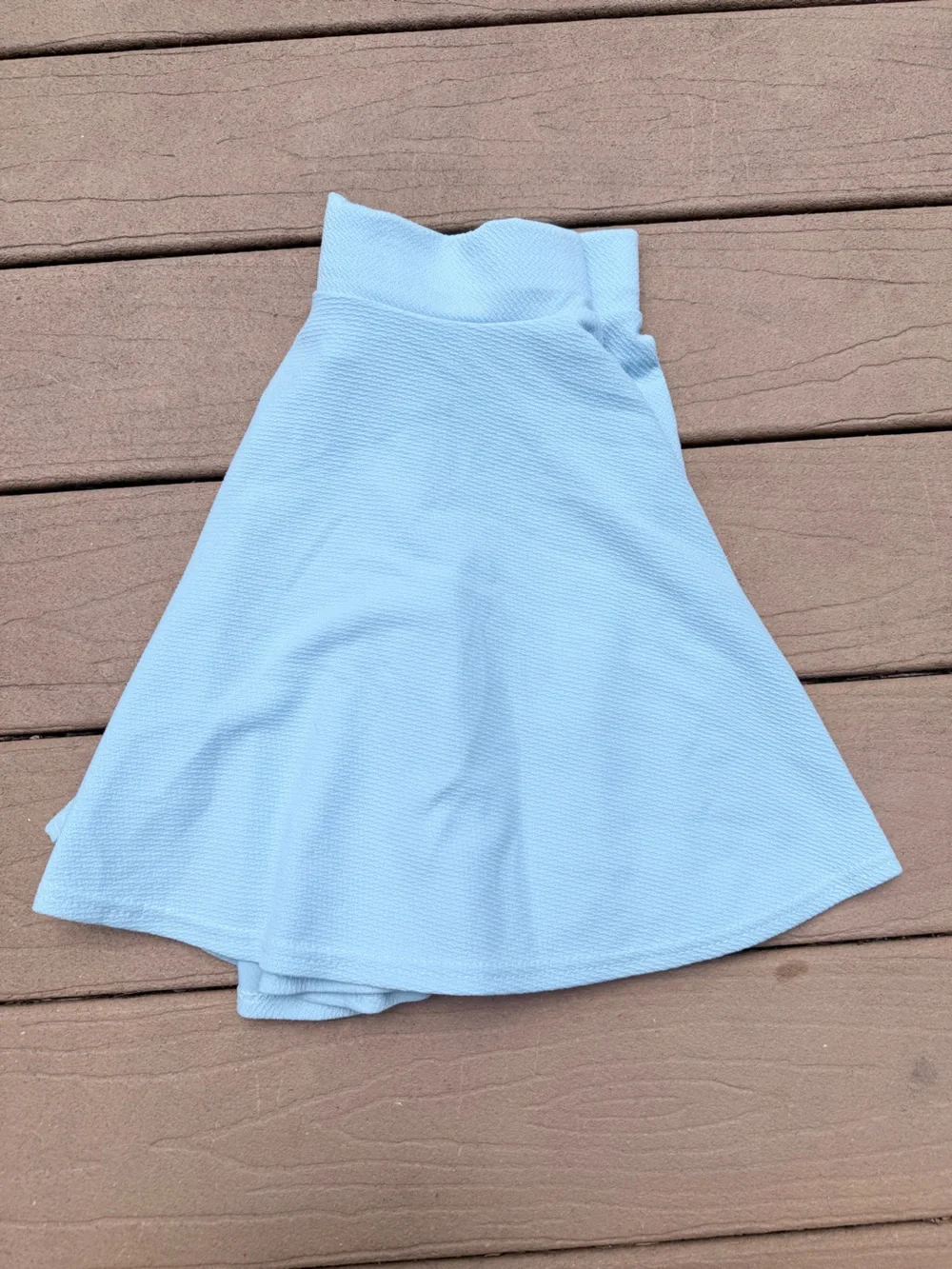 UrbanCoCo Light Blue Flared Skater Skirt - Women